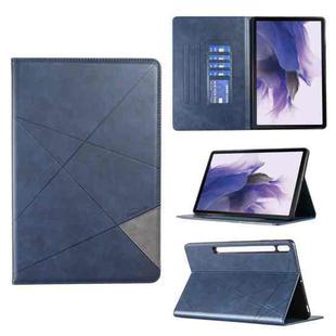 For Samsung Galaxy Tab S8 / Tab S7+ / Tab S7 FE Prismatic Leather Tablet Case(Blue)
