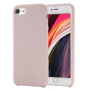 For iPhone SE 2022 / SE 2020 Shockproof Full Coverage Silicone Soft Protective Case(Pink)