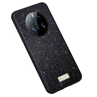 For Huawei Mate 50 SULADA Shockproof TPU + Handmade Leather Phone Case(Black)