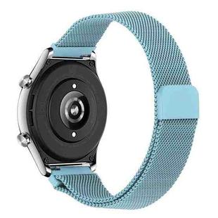 For Honor Watch GS 3 22mm Milan Chain Metal Watch Band(Soft Blue)