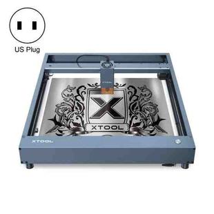 XTOOL D1 Pro-10W High Accuracy DIY Laser Engraving & Cutting Machine, Plug Type:US Plug(Metal Gray)