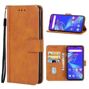 For UMIDIGI BISON X10G NFC Leather Phone Case(Brown)