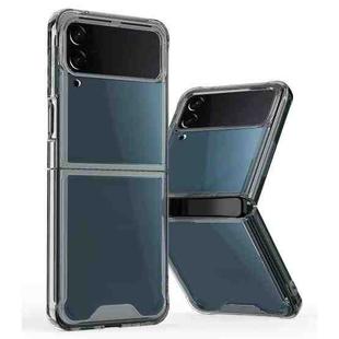 For Samsung Galaxy Z Flip3 5G Acrylic + TPU Transparent Protective Phone Case(Black)