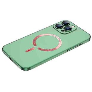 For iPhone 13 Pro Max Cool Series Magsafe Magnetic Frosted PC Phone Case (Green)