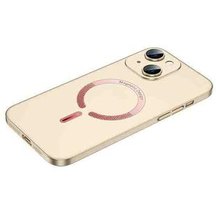 For iPhone 12 Cool Series Magsafe Magnetic Frosted PC Phone Case(Champagne Gold)
