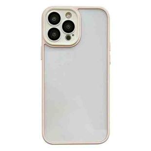 For iPhone 13 Pro Max Skin Feel Acrylic TPU Phone Case (Pink)