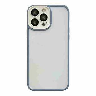 For iPhone 12 Skin Feel Acrylic TPU Phone Case(Sierra Blue)