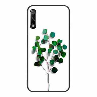For Honor 9X Colorful Painted Glass Phone Case(Sapling)