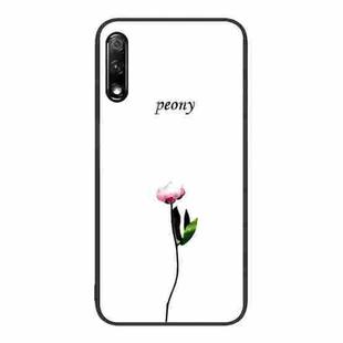 For Honor 9X Colorful Painted Glass Phone Case(A Flower)