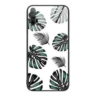 For Honor 20 Pro Colorful Painted Glass Phone Case(Banana Leaf)