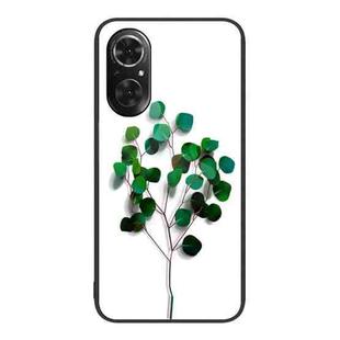 For Honor 50 SE Colorful Painted Glass Phone Case(Sapling)