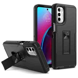 For Motorola Moto G Stylus 2022 Magnetic Holder Phone Case(Black)