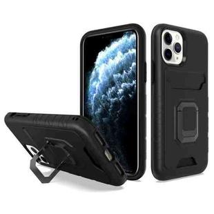 For iPhone 11 Pro Card Shield Magnetic Holder Phone Case (Black)