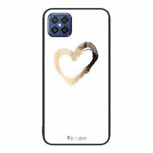 For Huawei nova 8 SE Colorful Painted Glass Phone Case(Golden Love)
