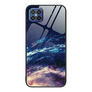 For Huawei nova 8 SE Colorful Painted Glass Phone Case(Starry Sky)