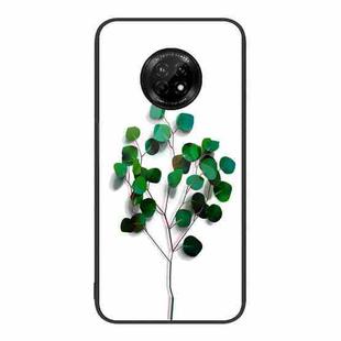 For Huawei Enjoy 20 Plus 5G Colorful Painted Glass Phone Case(Sapling)