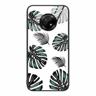 For Huawei Enjoy 20 Plus 5G Colorful Painted Glass Phone Case(Banana Leaf)