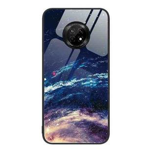 For Huawei Enjoy 20 Plus 5G Colorful Painted Glass Phone Case(Starry Sky)