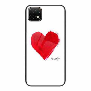 For Huawei Enjoy 20 5G Colorful Painted Glass Phone Case(Love)