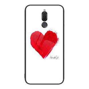 For Huawei Maimang 6 Colorful Painted Glass Phone Case(Love)