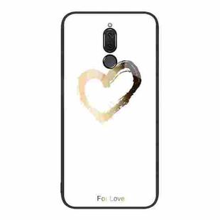 For Huawei Maimang 6 Colorful Painted Glass Phone Case(Golden Love)