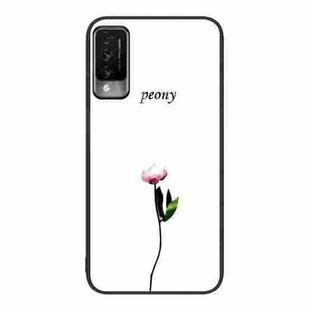For Huawei Maimang 10 Colorful Painted Glass Phone Case(A Flower)