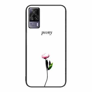 For vivo S9e Colorful Painted Glass Phone Case(A Flower)