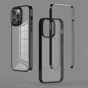 For iPhone 13 3 in 1 Electroplated Frame Phantom Phone Case(Grey)