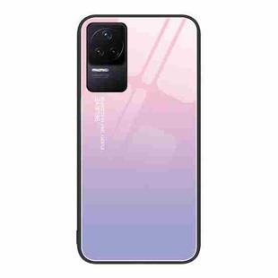 For Xiaomi Redmi K50 Pro Colorful Painted Glass Phone Case(Purple Sky)