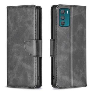 For Motorola Moto G42 4G Lambskin Texture Leather Phone Case(Black)