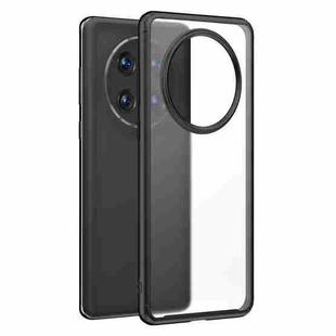 For Huawei Mate 50 Pro Four-corner Shockproof TPU + PC Phone Case(Black)