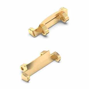 For AMAZFIT T-Rex 2 2 in 1 Metal Watch Band Connectors(Gold)
