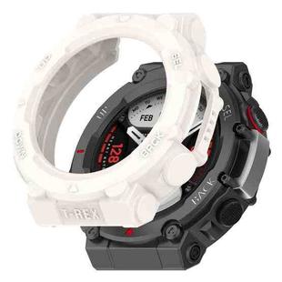 For Amazfit T-Rex 2 Armor Hollow TPU Watch Case(Lvory White)