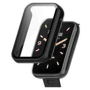 For Xiaomi Mi Band 7 Pro PC+ Toughened Film Fully Enclosed Protective Watch Case(Black)