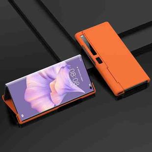 For Huawei Mate Xs 2 Skin Feel PC All Inclusive Phone Case(Orange)