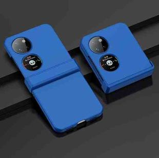 For Huawei P50 Pocket Three-piece Set Phone Case(Blue)