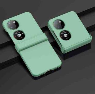 For Huawei P50 Pocket Three-piece Set Phone Case(Light green)