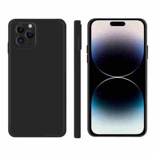 For iPhone 14 Pro Imitation Liquid Silicone Phone Case(Black)