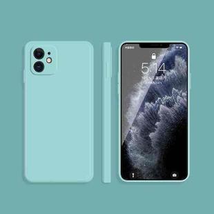 For iPhone 14 Plus Imitation Liquid Silicone Phone Case (Sky Blue)