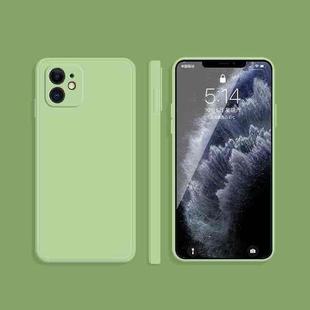 For iPhone 14 Plus Imitation Liquid Silicone Phone Case (Matcha Green)