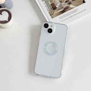 Electroplating CD Texture Transparent Case For iPhone 11(White)