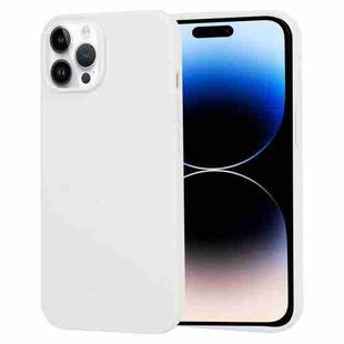 For iPhone 14 Pro GOOSPERY SILICONE Silky Soft TPU Phone Case(White)