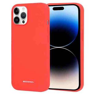 For iPhone 14 Pro Max GOOSPERY SILICONE Silky Soft TPU Phone Case (Red)