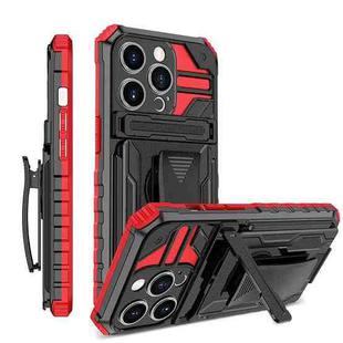 For iPhone 12 Pro Max King Kong Back Clip Series Holder Phone Case(Red)