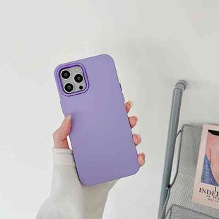 For iPhone 13 Pro Max 2.0mm Oil Injection PP Phone Case  (Purple)
