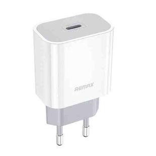 REMAX RP-U79 Speed Series 20W USB-C/Type-C Multi-Compatible Fast Charger, Specification:EU Plug(White)