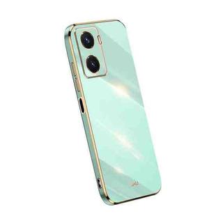 For vivo Y77 5G XINLI Straight Edge 6D Electroplate TPU Phone Case(Mint Green)
