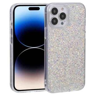 For iPhone 14 Pro DFANS DESIGN Starry Sky Epoxy Phone Case(Silver)