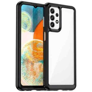 For Samsung Galaxy A23 5G Colorful Series Acrylic + TPU Phone Case(Black)