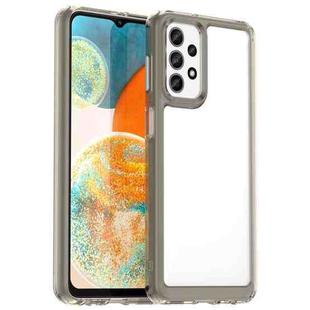 For Samsung Galaxy F23 Colorful Series Acrylic + TPU Phone Case(Transparent Grey)